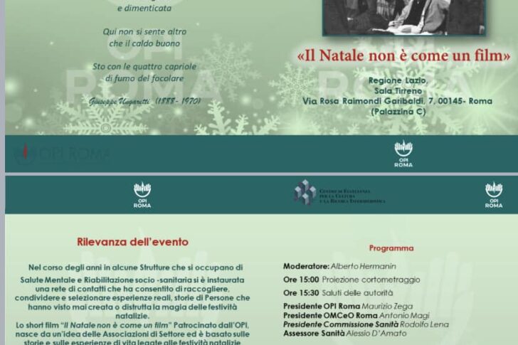 Il Natale non è come un film_OPI roma