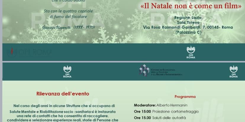 Il Natale non è come un film_OPI roma