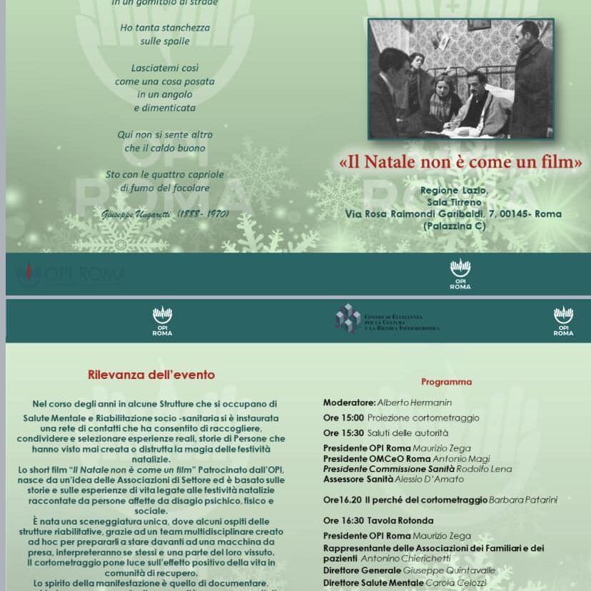 Il Natale non è come un film_OPI roma