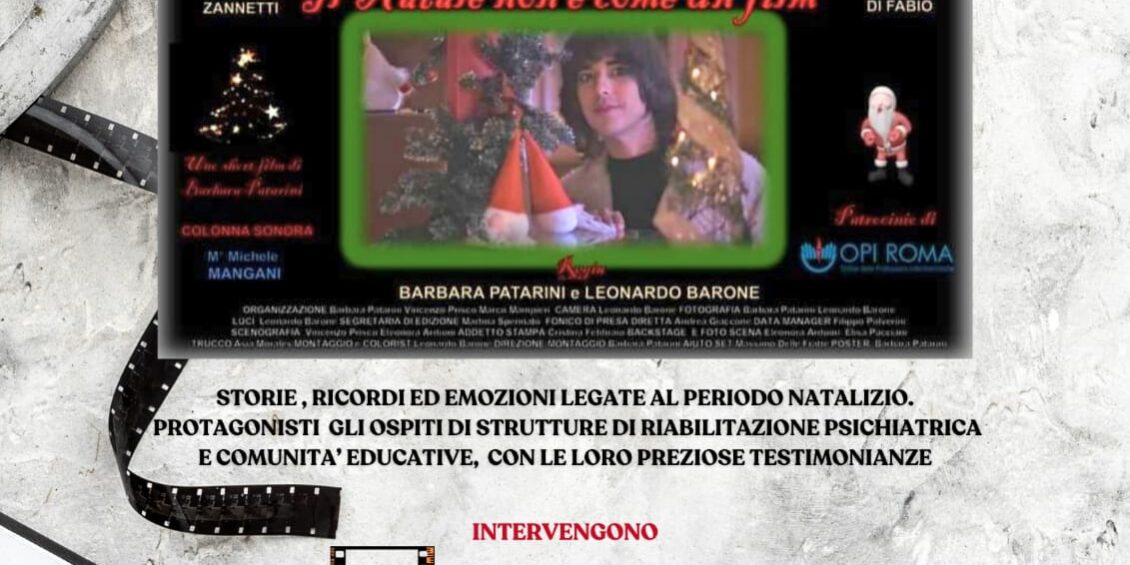 locandina proiezione cortometraggio Il Natale non è come un film