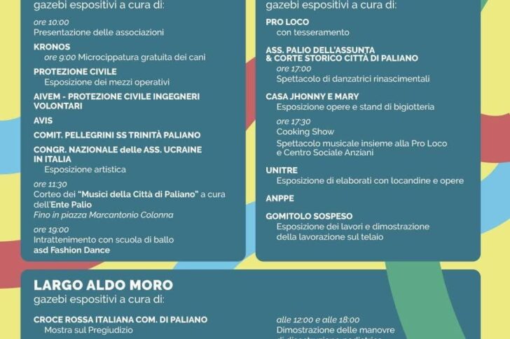 Festa del volontariato Paliano